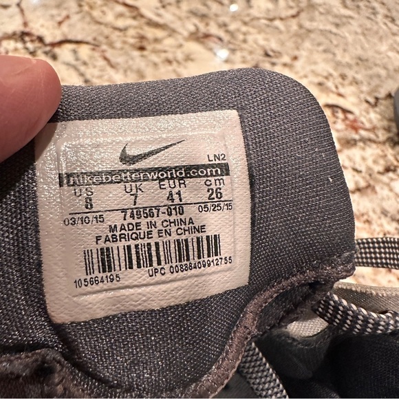 Nike Hyperdunk wolf Gray camo men’s size 8 high top shoe sneaker hi top 2015 - Picture 10 of 10